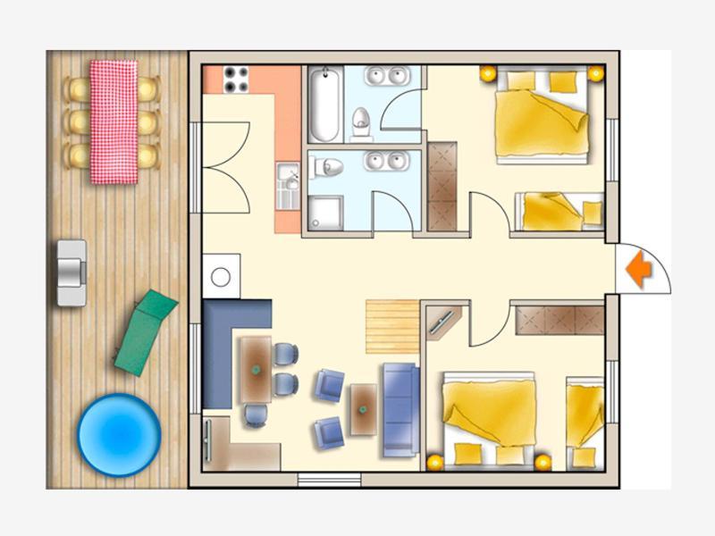Luxury Chalets Wiesenruh Bichlbach Bagian luar foto