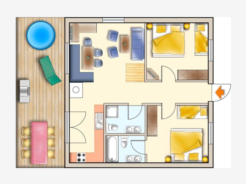 Luxury Chalets Wiesenruh Bichlbach Bagian luar foto