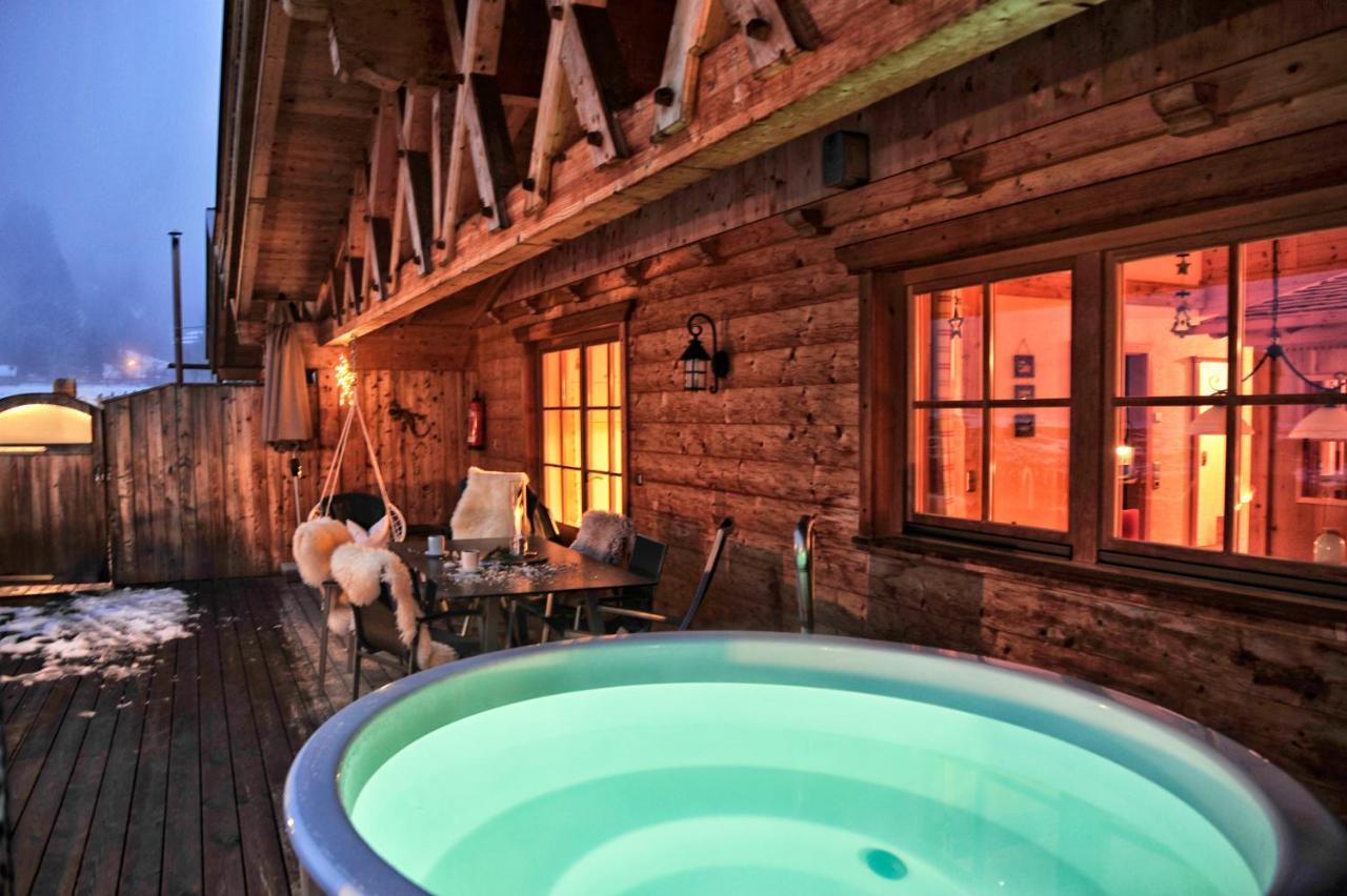Luxury Chalets Wiesenruh Bichlbach Bagian luar foto